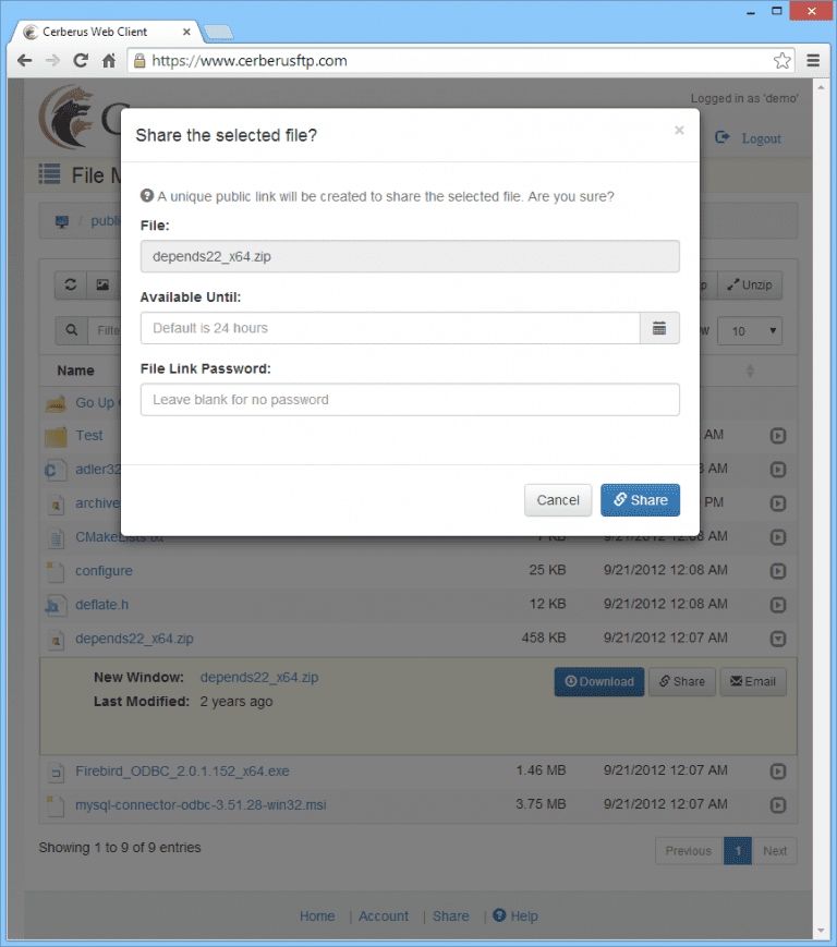 Public File Sharing, ad-hoc, person to person file transfer