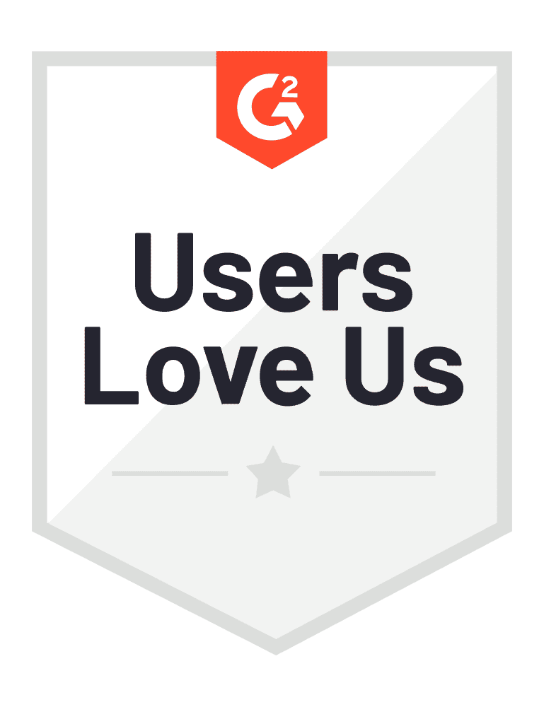 Users Love Us G2 Badge 2024